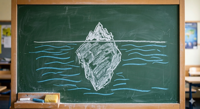 Eisberg Tafelbild
